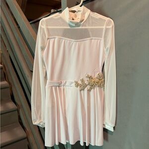 White Lyrical Costume Intermediate Child